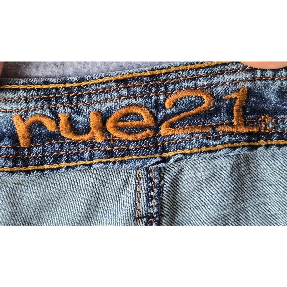 Rue 21 Strait Leg Low Rise Women's Jeans Distressed Med Wash Size 5/6 (30